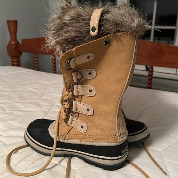Sorel Joan of Arctic Boots Size 7 Chestnut Brown - Picture 2 of 5